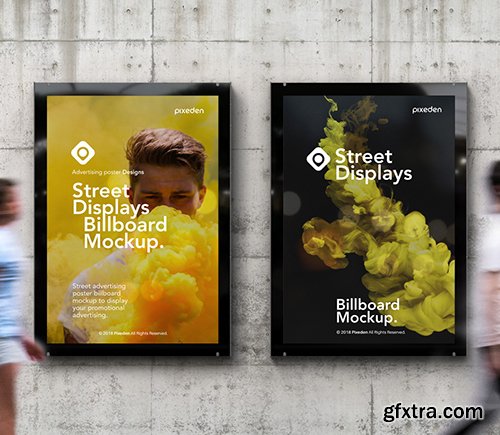 Billboard Street Displays Psd Mockup