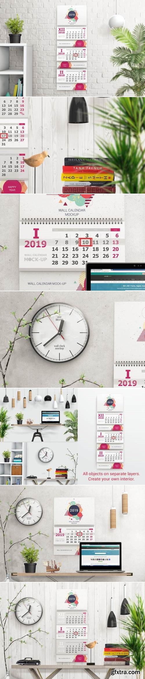 Wall Calendar Mockups 02