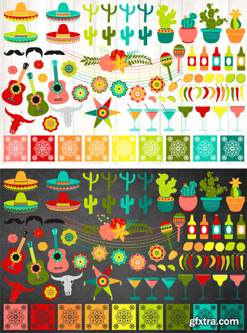 Designbundles - Cinco de Mayo Vector Clipart 89169