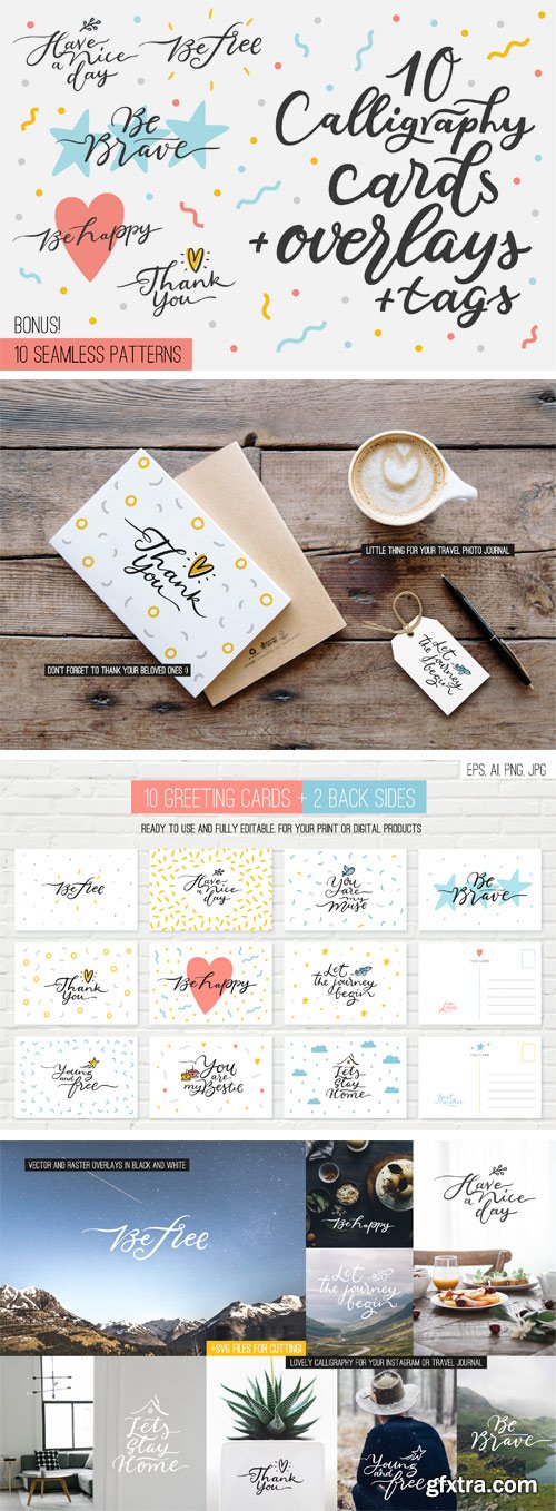 Designbundles - 10 Overlays, Cards and Tags 12225