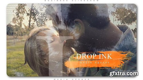 Videohive Ink Drop Romantic Media Opener 20525147