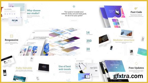 Videohive Minimal Website / Agency Presentation 21665171