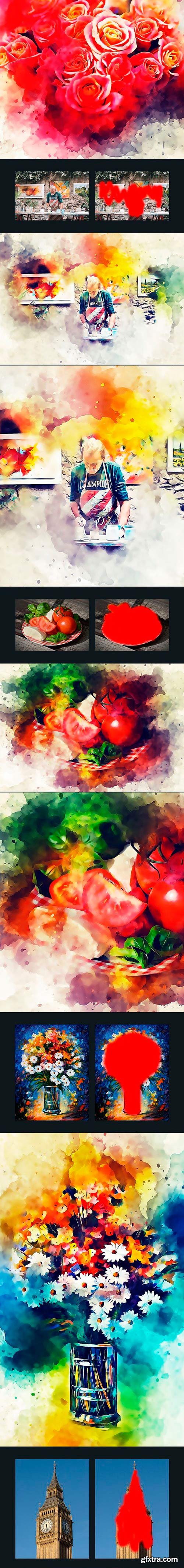 Graphicriver - Watercolor Soft Painting Photoshop Action 22082612