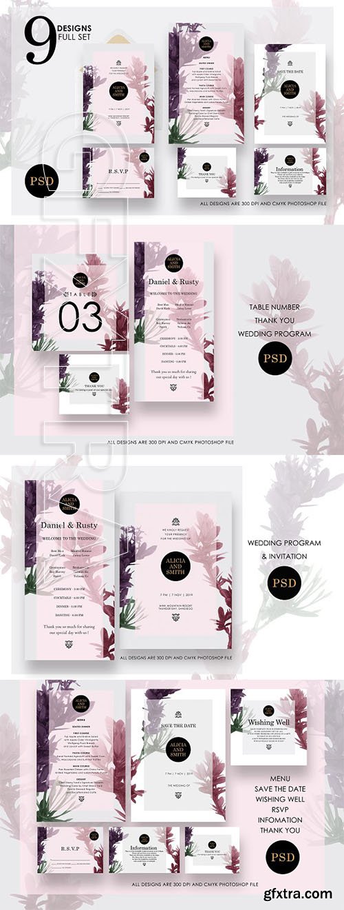 CreativeMarket - Modern Verra Wedding Collection Ac5 2660003