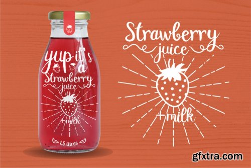 Double Smoothie Font Family - 5 Fonts