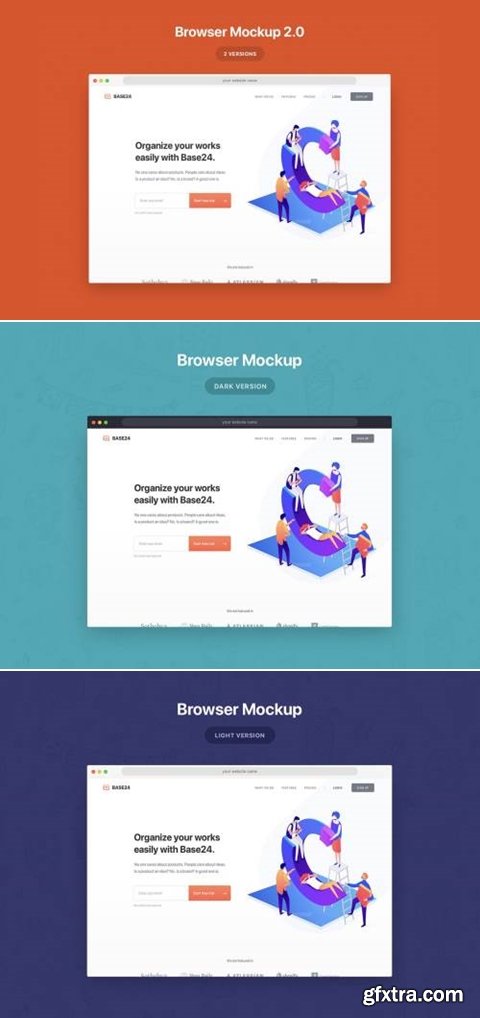 Website Browser Mockup 2.0