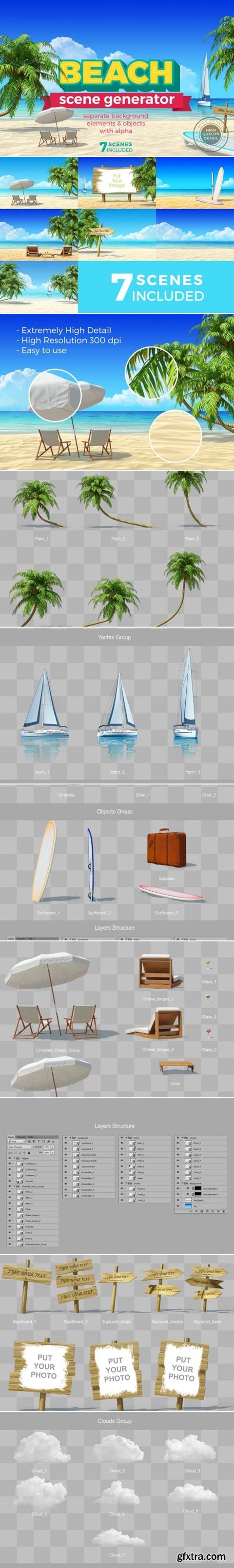 Beach Scene Generator