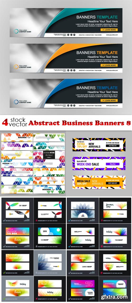 Vectors - Abstract Business Banners 8