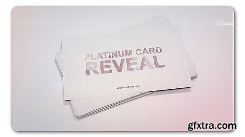 Videohive Platinum Card Reveal 19324804