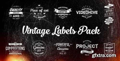 Videohive Vintage Labels 6578459