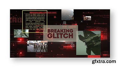 Videohive Breaking Glitch Presentation Slideshow 18125628