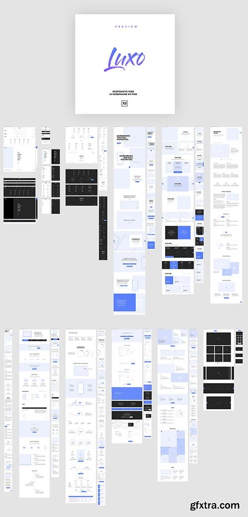 Luxo Responsive Wireframe Kit