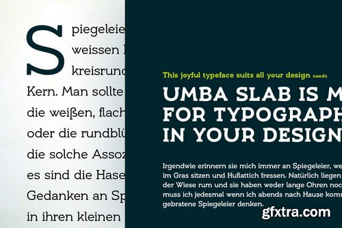 Umba Slab Font Family