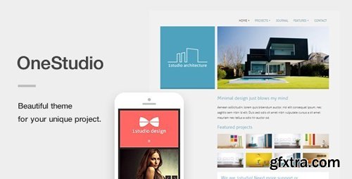 ThemeForest - OneStudio v3.1.0 - A Unique Responsive WordPress Theme - 5015013