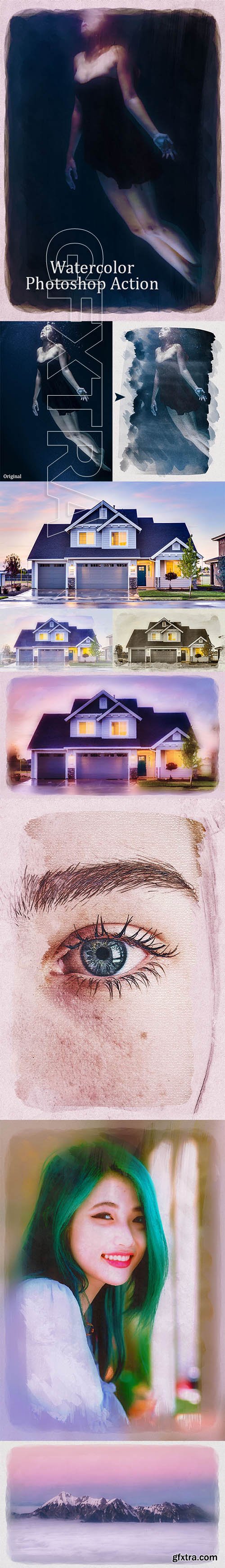 Graphicriver - Real Watercolor Photoshop Action 2 22051485