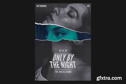 Only By The Night Flyer Poster