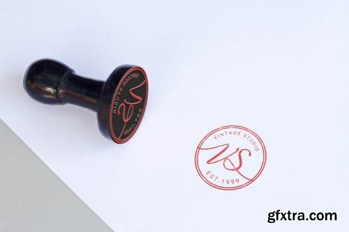 Rubber Stamp Mock Up