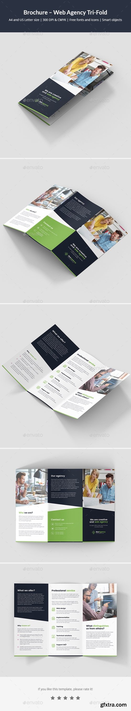 Graphicriver - Brochure – Web Agency Tri-Fold 22060231