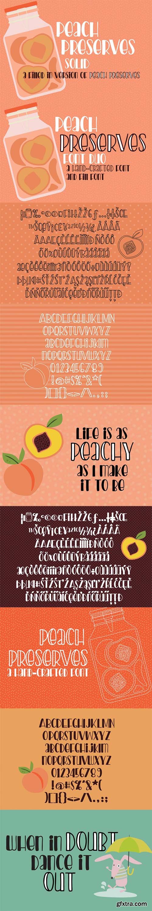 PN Peach Preserves Font Duo 3463672