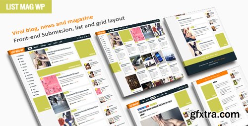 ThemeForest - List Mag WP v1.9 - A Responsive WordPress Blog Theme - 18960810