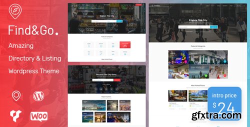 ThemeForest - Findgo v1.2.13 - Directory & Listing WordPress Theme - 21943352