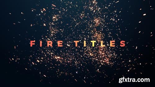 Videohive - Fire Titles - 21787342