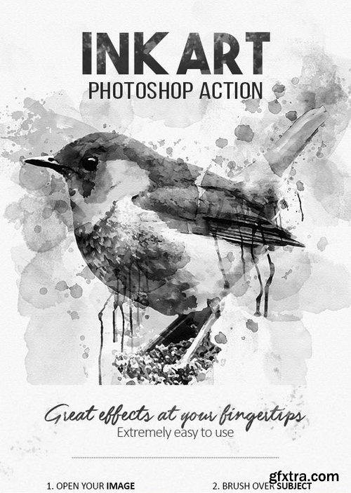 GraphicRiver - Ink Art Photoshop Action 18157633