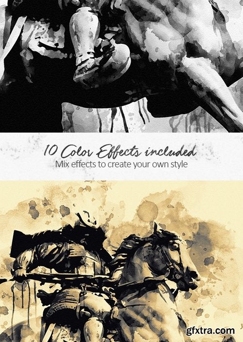 GraphicRiver - Ink Art Photoshop Action 18157633