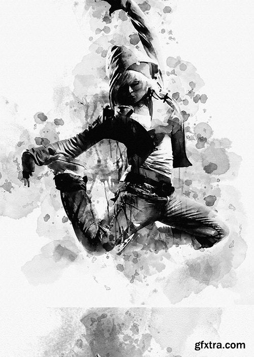 GraphicRiver - Ink Art Photoshop Action 18157633