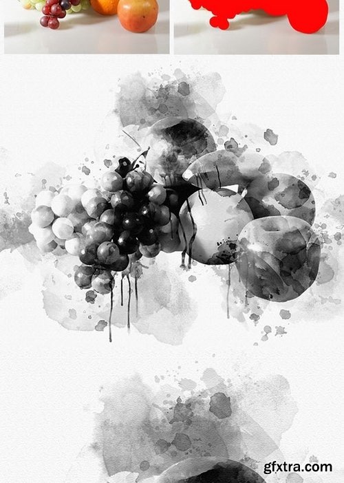 GraphicRiver - Ink Art Photoshop Action 18157633