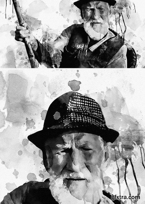 GraphicRiver - Ink Art Photoshop Action 18157633