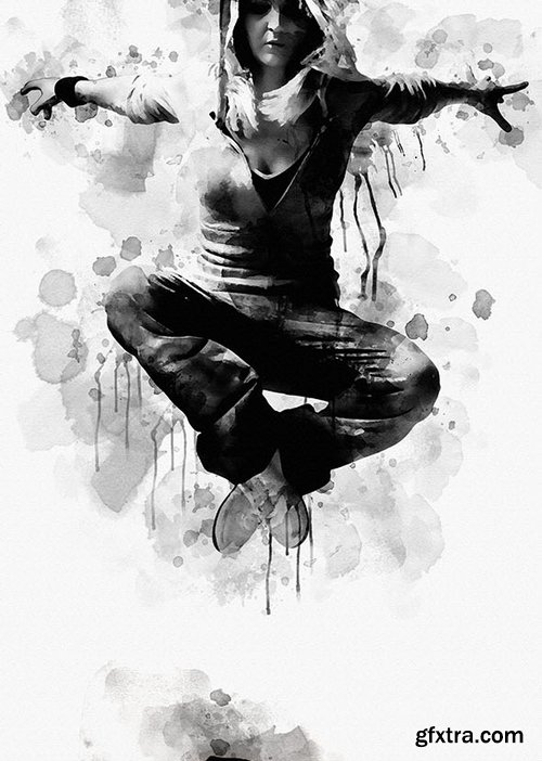 GraphicRiver - Ink Art Photoshop Action 18157633