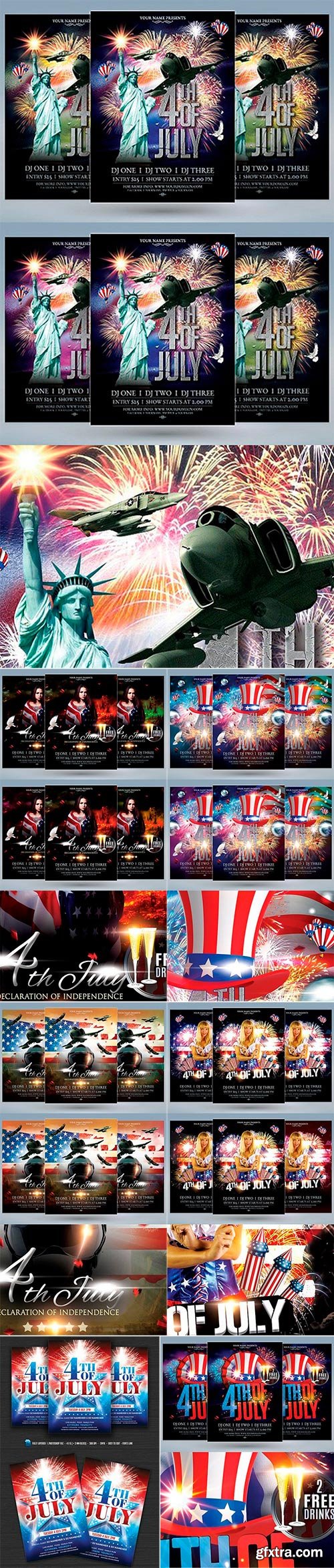 4th of July Flyer Bundle