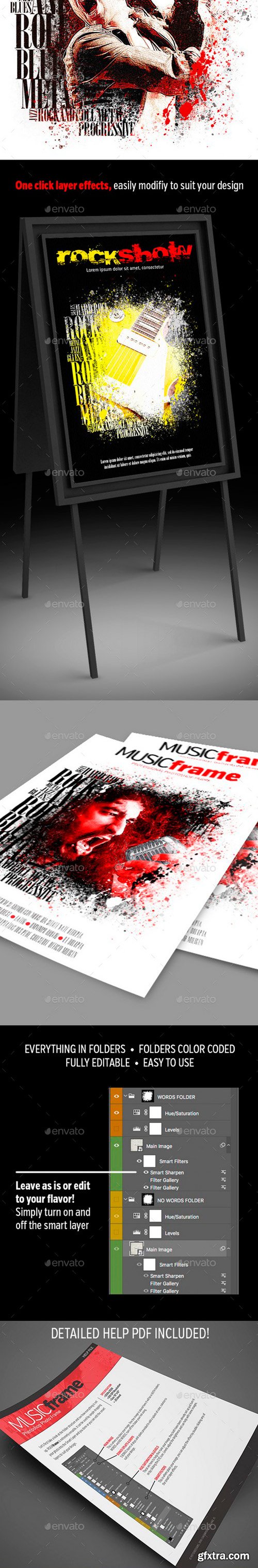 Graphicriver - 21378910 Music Frame Photo Template