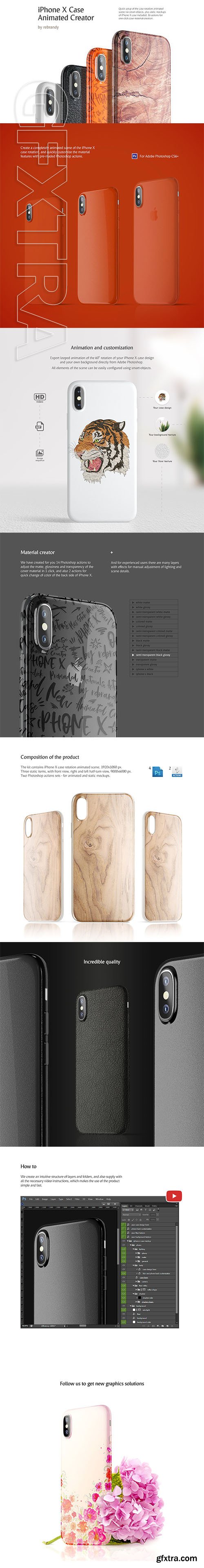 CreativeMarket - iPhone X Case Animated Creator 2573428