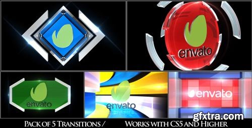 Videohive - Broadcast Logo Transition Pack V3 - 11091136