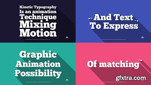 Videohive - Flat Typography - 9135369