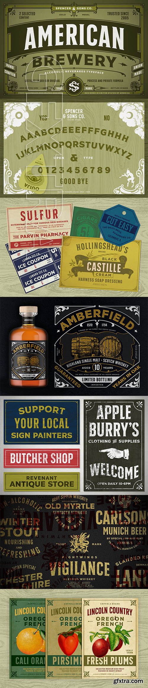 CreativeMarket - S&S American Brewery (Promo) 2661813