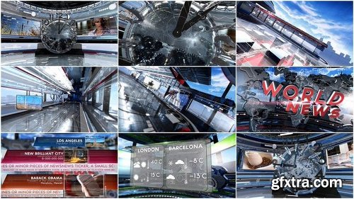 Videohive World News Broadcast Package 9448821