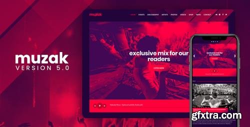 ThemeForest - Muzak v5.2 - Music WordPress theme - 3160212