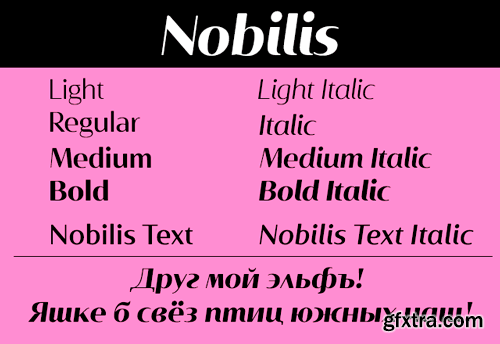 Nobilis Font Family