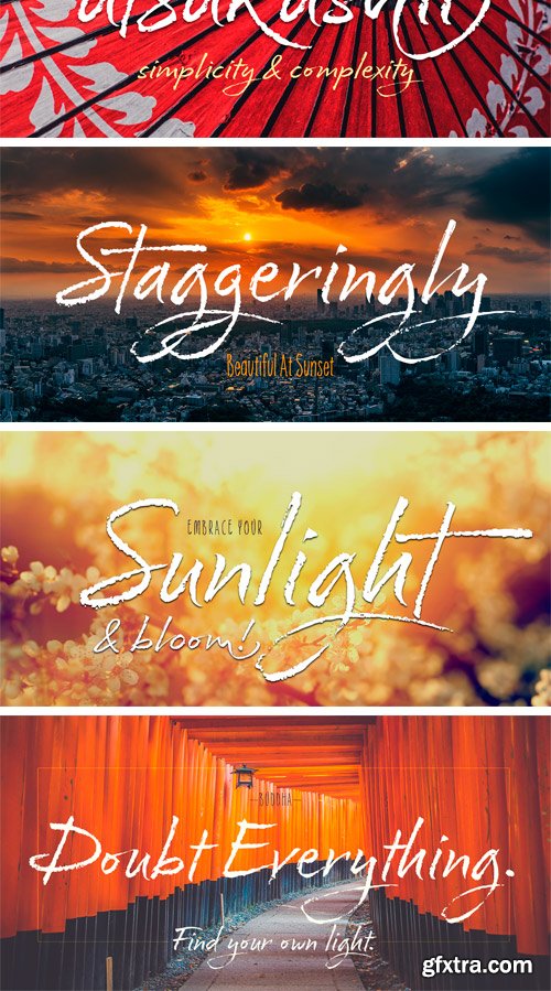 Cherry Blossoms Font Family