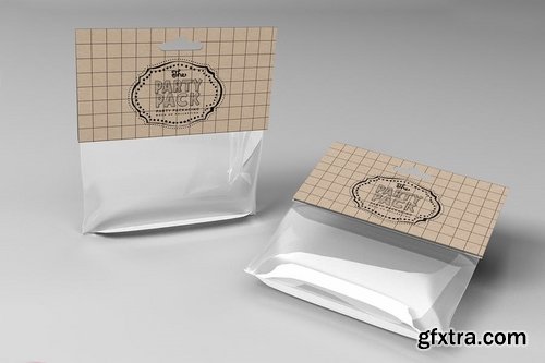 Candy Bag Party Packaging Mockup