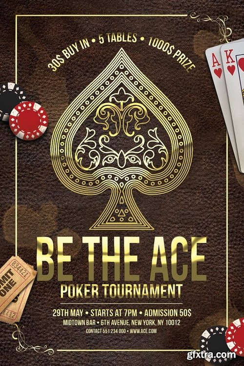 Poker Tournament Flyer