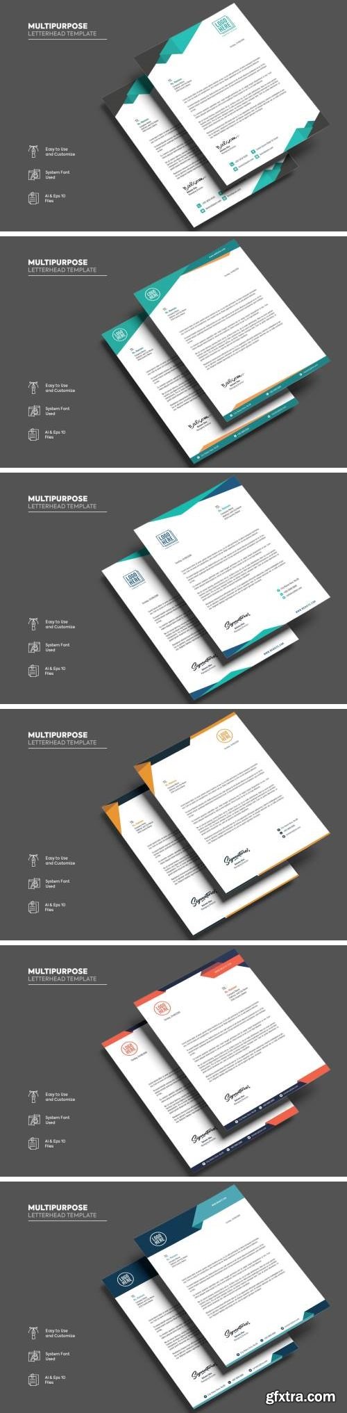 Multipurpose Letterhead Template Bundle