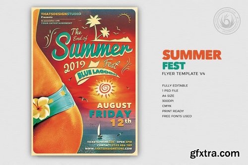 GraphicRiver - Summer Fest Flyer Template V4 14121849