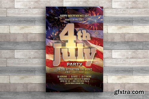 July 4 Independence Day Flyer