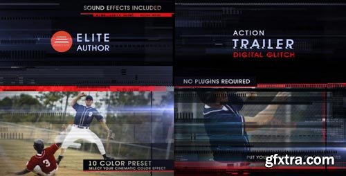 Videohive - Action Trailer Digital Glitch - 8737250