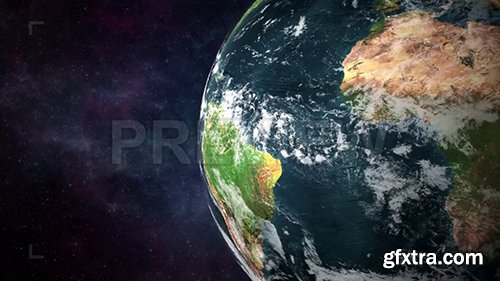 Earth Rotation Closeup 86943