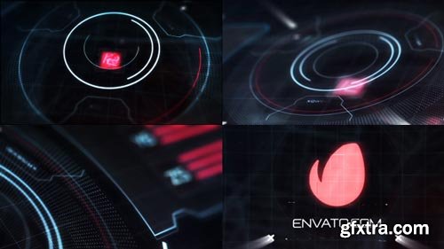 Videohive - Hi-Tech HUD Logo Reveal - 18087339